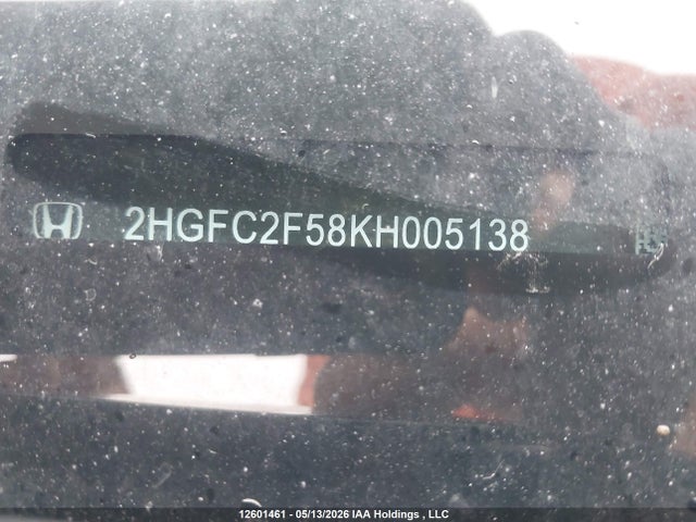 Продаж на аукціоні авто 2019 Honda Civic Lx, vin: 2HGFC2F58KH005138, номер лоту: 12601461