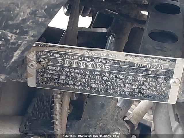 Cf Moto Cforce 600 2023 LCELDUZL4P6001889 Image 9