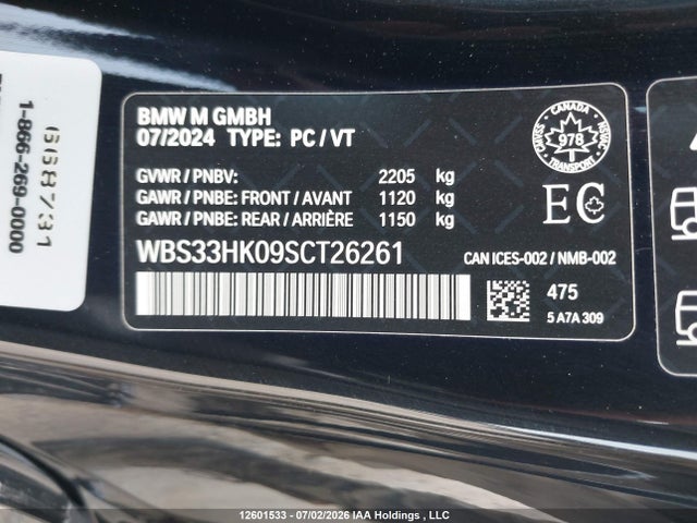 WBS33HK09SCT26261 BMW M4 Competition M Xdrive