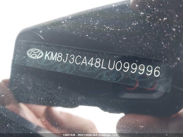 2020 Hyundai Tucson მანქანა იყიდება აუქციონზე, vin: KM8J3CA48LU099996, აუქციონის ნომერი: 12601536