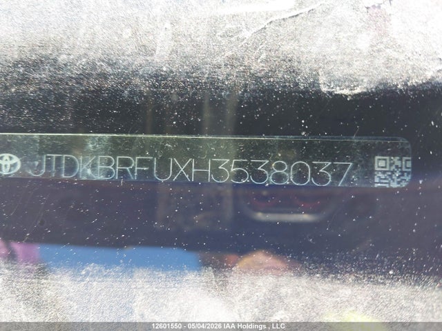 JTDKBRFUXH3538037 Toyota Prius Technology/touring