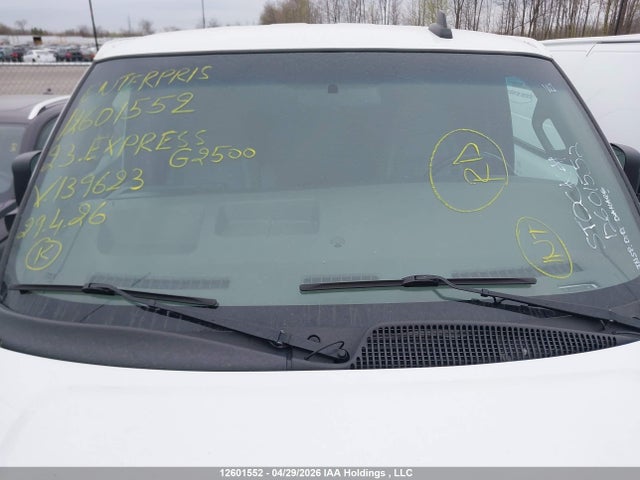 Aukcja sprzedaży 2023 Chevrolet Express G2500, vin: 1GCWGBFP2P1139623, numer aukcji: 12601552