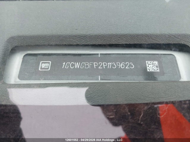 Aukcja sprzedaży 2023 Chevrolet Express G2500, vin: 1GCWGBFP2P1139623, numer aukcji: 12601552