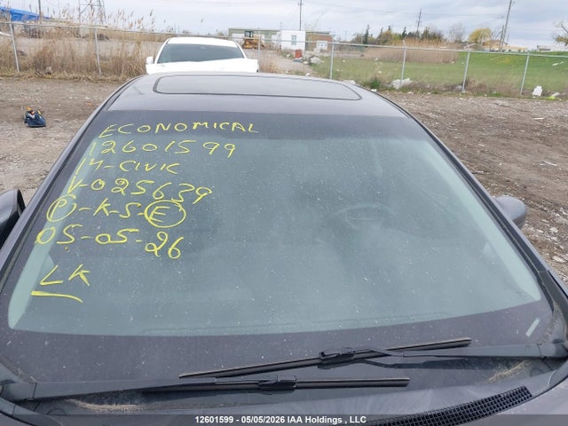 Продажа на аукционе авто 2014 Honda Civic Touring, vin: 2HGFB2F78EH025639, номер лота: 12601599