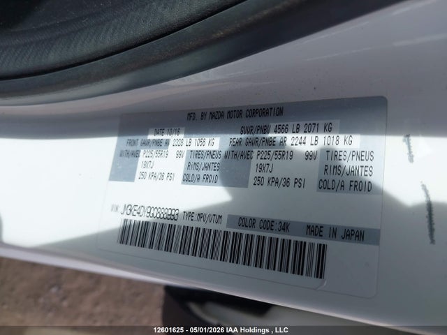 JM3KE4DY9G0888993 Mazda Cx -5 Gt 4dr Awd
