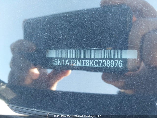 2019 Nissan Rogue S/sl/sv მანქანა იყიდება აუქციონზე, vin: 5N1AT2MT8KC738976, აუქციონის ნომერი: 12601635