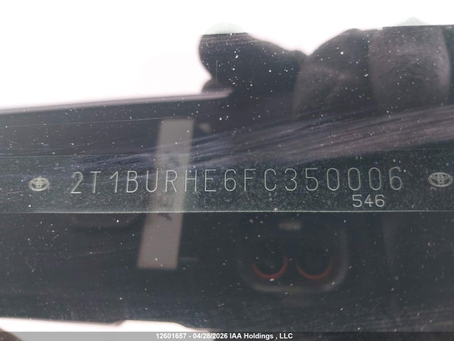 Aukcja sprzedaży 2015 Toyota Corolla Ce, vin: 2T1BURHE6FC350006, numer aukcji: 12601657