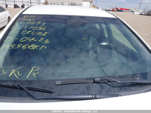 12601673 :رقم المزاد ، 1G1PC5SBXE7222036 vin ، 2014 Chevrolet Cruze Lt مزاد بيع