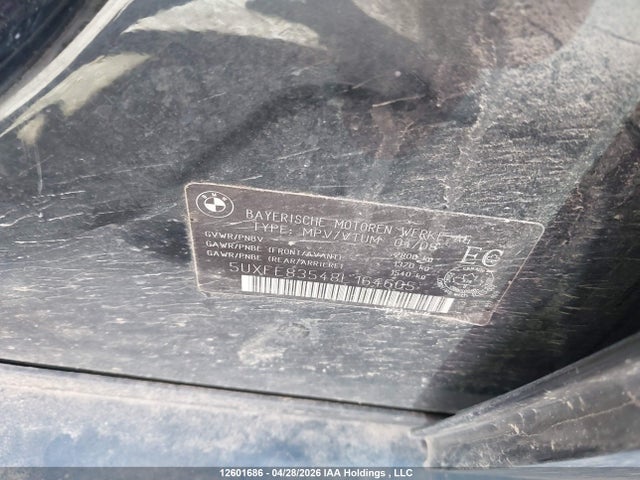 Продаж на аукціоні авто 2008 Bmw X5 4.8i, vin: 5UXFE83548L164605, номер лоту: 12601686