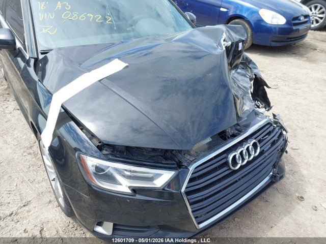 2018 Audi A3 2.0t Komfort მანქანა იყიდება აუქციონზე, vin: WAUAUGFF4J1086922, აუქციონის ნომერი: 12601709