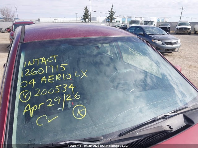 2004 Suzuki Aerio Lx მანქანა იყიდება აუქციონზე, vin: JS2RB61S145200534, აუქციონის ნომერი: 12601715