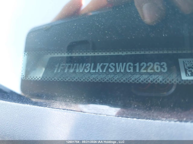 12601754 :رقم المزاد ، 1FTVW3LK7SWG12263 vin ، 2025 Ford F-150 Lightning Xlt مزاد بيع