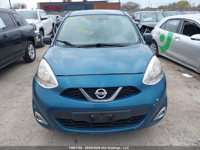 2015 Nissan Micra S/sr/sv მანქანა იყიდება აუქციონზე, vin: 3N1CK3CP5FL243058, აუქციონის ნომერი: 12601768