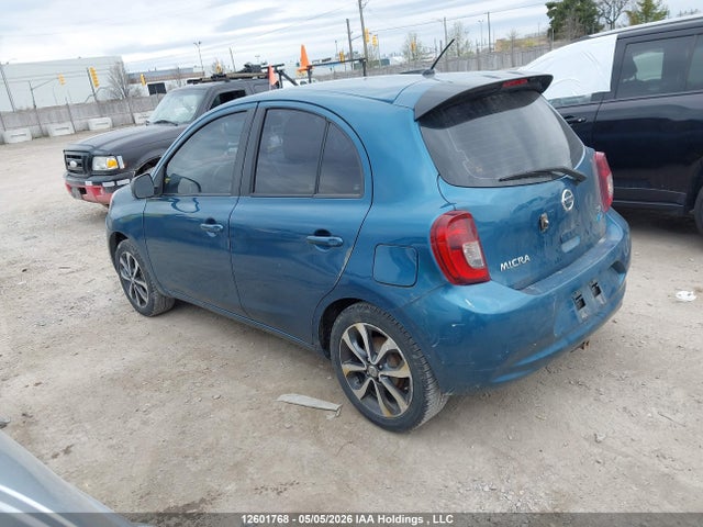 2015 Nissan Micra S/sr/sv მანქანა იყიდება აუქციონზე, vin: 3N1CK3CP5FL243058, აუქციონის ნომერი: 12601768