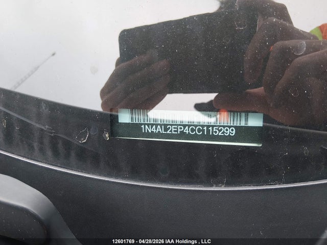 Aukcja sprzedaży 2012 Nissan Altima S, vin: 1N4AL2EP4CC115299, numer aukcji: 12601769