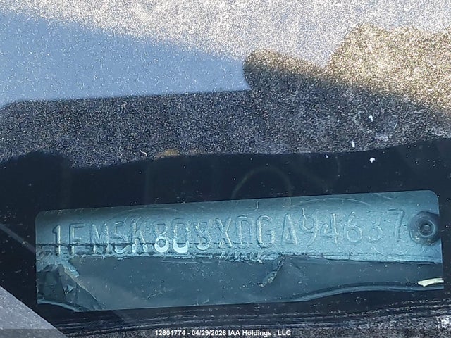 Продаж на аукціоні авто 2013 Ford Explorer Xlt, vin: 1FM5K8D8XDGA94637, номер лоту: 12601774