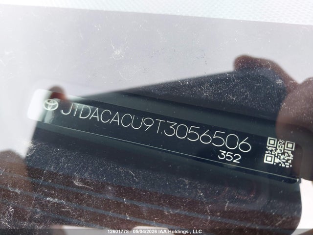 JTDACACU9T3056506 Toyota Prius