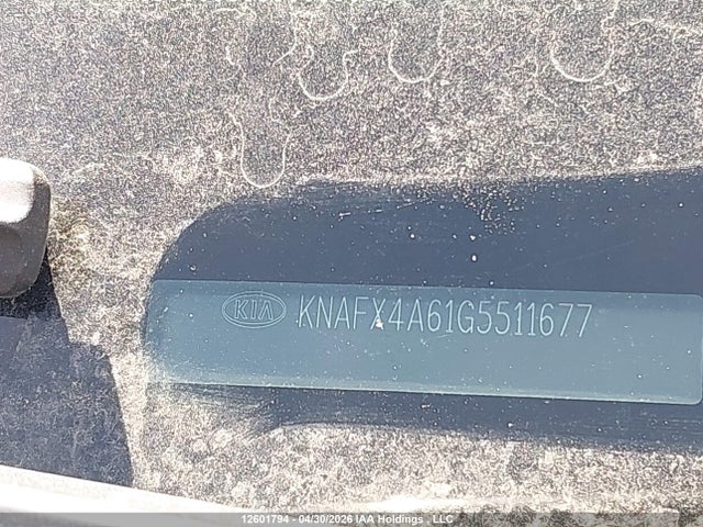 KNAFX4A61G5511677 KIA FORTE LX