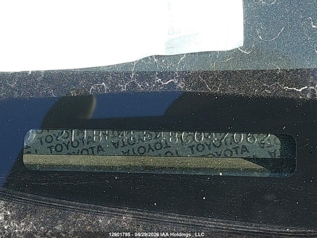 2011 Toyota Corolla Xrs Xrs მანქანა იყიდება აუქციონზე, vin: 2T1BE4EE4BC047062, აუქციონის ნომერი: 12601795