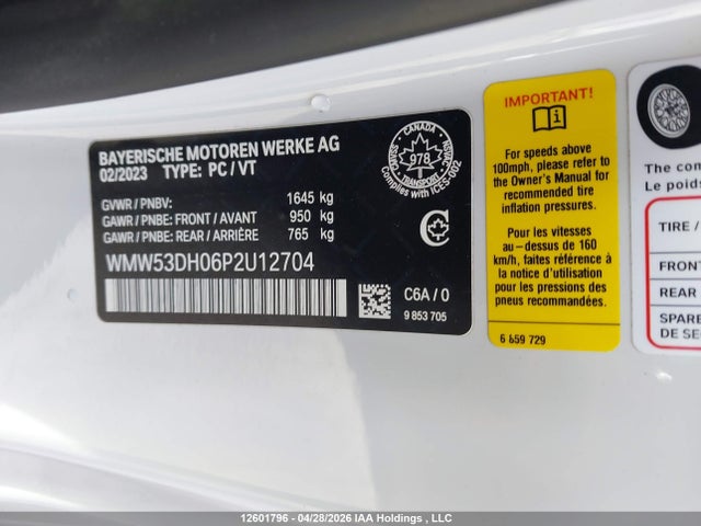WMW53DH06P2U12704 Mini COOPER S