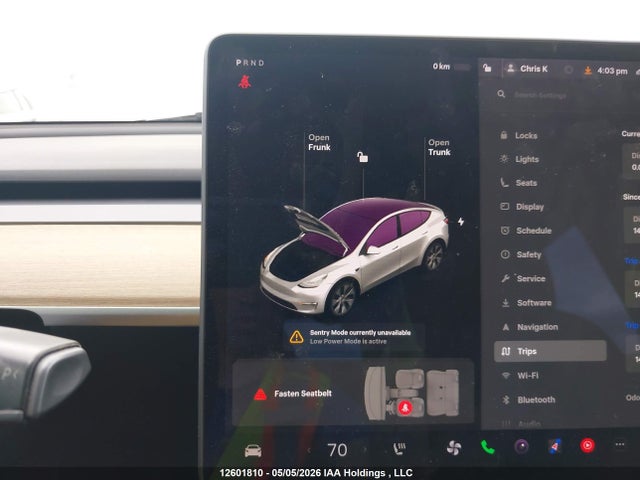 Aukcja sprzedaży 2021 Tesla Model Y, vin: 5YJYGDEE7MF193247, numer aukcji: 12601810