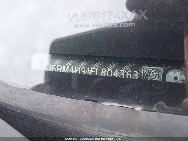 2015 Honda Cr-v Touring მანქანა იყიდება აუქციონზე, vin: 5J6RM4H91FL804363, აუქციონის ნომერი: 12601845