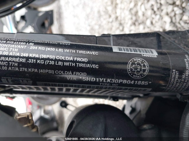 Aukcja sprzedaży 2023 Harley-davidson Fxfbs, vin: 5HD1YLK30PB041885, numer aukcji: 12601855
