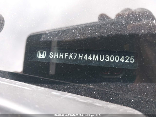 Aukcja sprzedaży 2021 Honda Civic, vin: SHHFK7H44MU300425, numer aukcji: 12601864