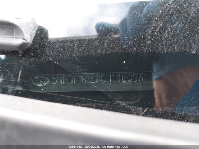 2012 Hyundai Elantra Gls/limited მანქანა იყიდება აუქციონზე, vin: 5NPDH4AE6CH146096, აუქციონის ნომერი: 12601912