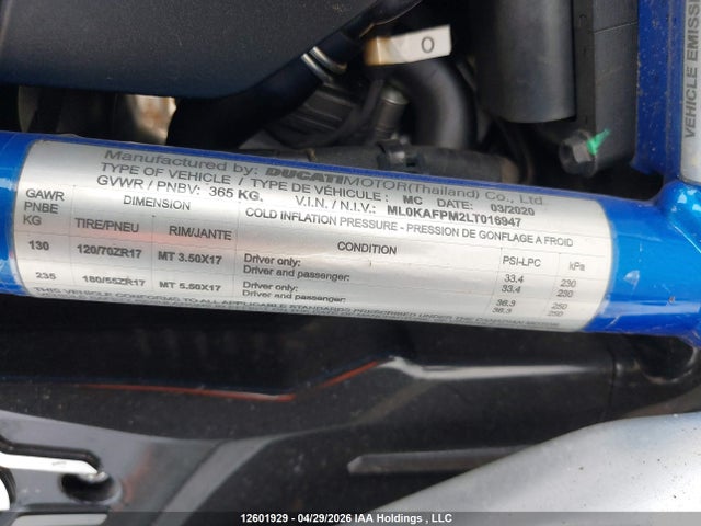Ducati Scrambler Desert Sled 2020 ML0KAFPM2LT016947 Image 10