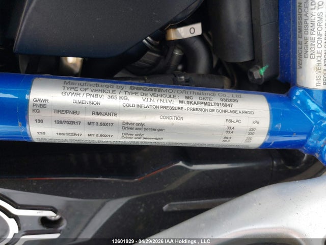 Ducati Scrambler Desert Sled 2020 ML0KAFPM2LT016947 Image 14