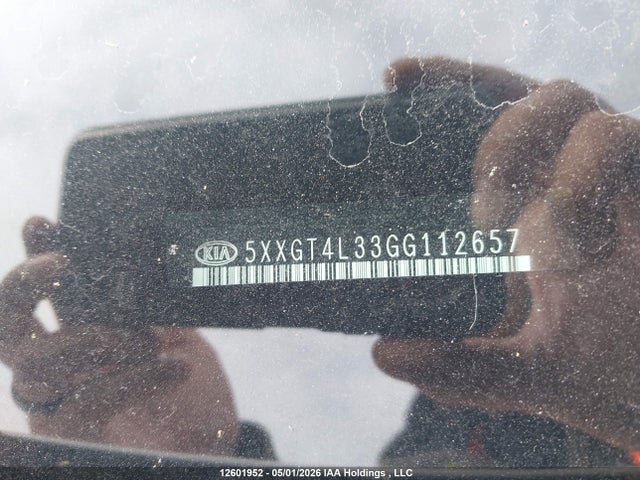 5XXGT4L33GG112657 KIA Optima Lx