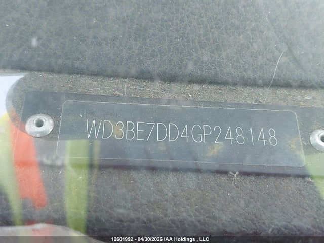 Aukcja sprzedaży 2016 Mercedes-benz Sprinter 2500, vin: WD3BE7DD4GP248148, numer aukcji: 12601992