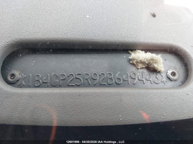 Aukcja sprzedaży 2002 Dodge Caravan, vin: 1B4GP25R92B649443, numer aukcji: 12601996