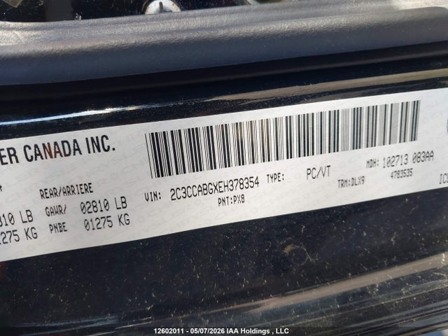 2C3CCABGXEH378354 Chrysler 300 S