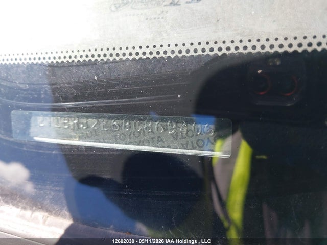 12602030 :رقم المزاد ، 2T1BR32E68C869406 vin ، 2008 Toyota Corolla Ce/le/s مزاد بيع