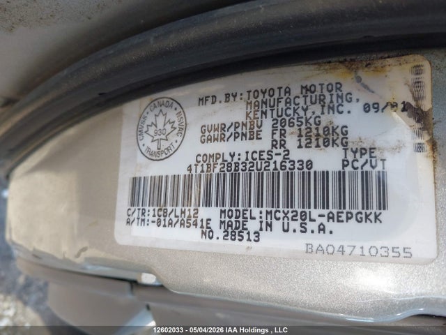 Продаж на аукціоні авто 2002 Toyota Avalon Xl/xls, vin: 4T1BF28B32U216330, номер лоту: 12602033