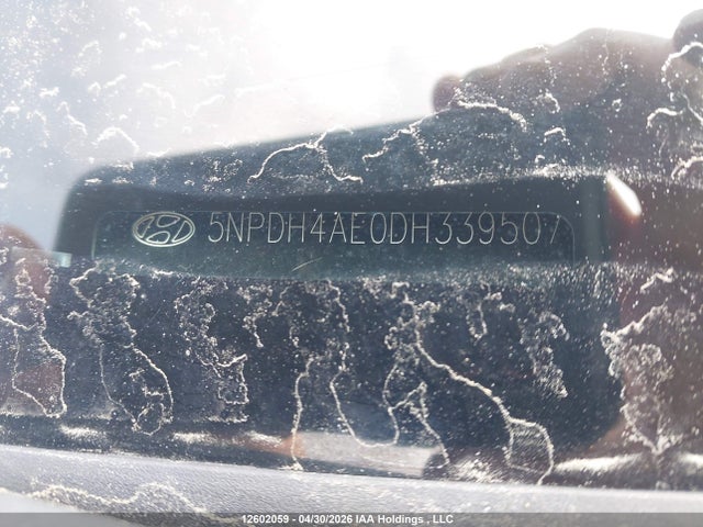12602059 :رقم المزاد ، 5NPDH4AE0DH339507 vin ، 2013 Hyundai Elantra Gl مزاد بيع