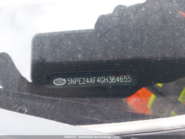 5NPE24AF4GH364655 Hyundai SONATA GL