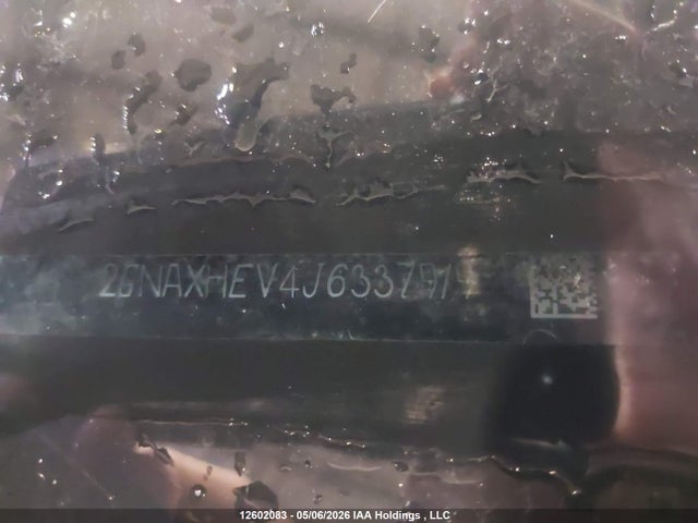 12602083 :رقم المزاد ، 2GNAXHEV4J6337919 vin ، 2018 Chevrolet Equinox مزاد بيع