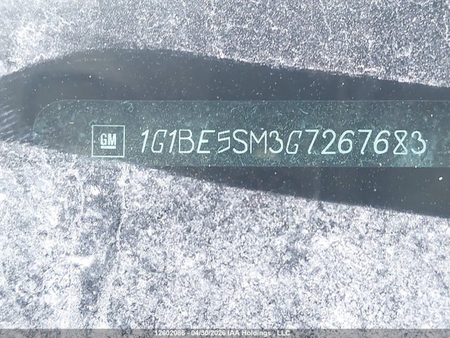 1G1BE5SM3G7267683 Chevrolet CRUZE LT