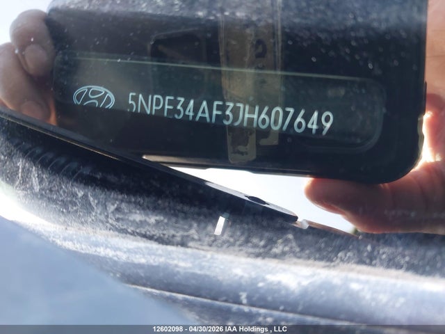 Aukcja sprzedaży 2018 Hyundai Sonata Gls, vin: 5NPE34AF3JH607649, numer aukcji: 12602098