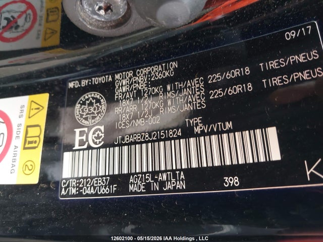 JTJBARBZ8J2151824 Lexus Nx Nx 300