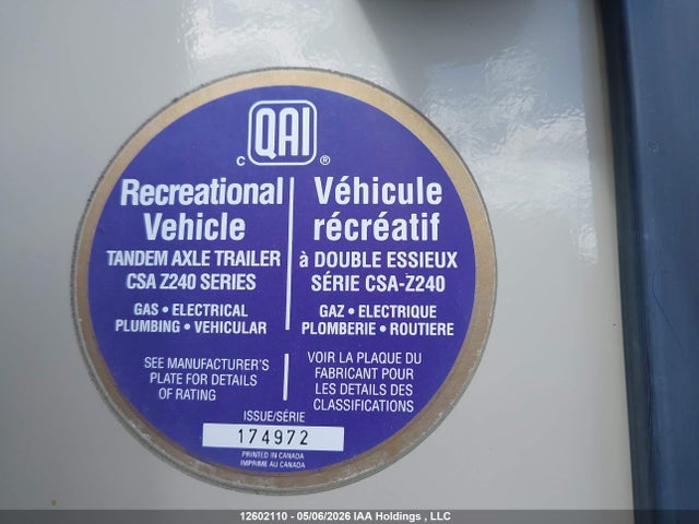 Продаж на аукціоні авто 2018 Forest River Flagstaff, vin: 4X4FFLB21J1882472, номер лоту: 12602110