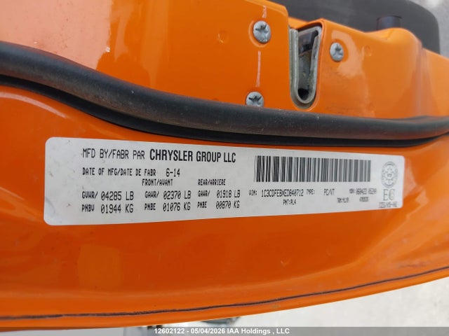 Продаж на аукціоні авто 2014 Dodge Dart, vin: 1C3CDFEBXED840712, номер лоту: 12602122