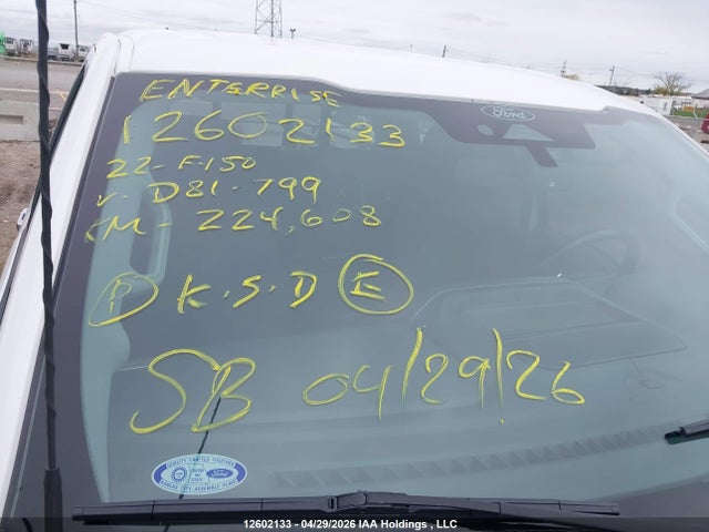 Продажа на аукционе авто 2022 Ford F150 Supercrew, vin: 1FTFW1E54NKD81799, номер лота: 12602133