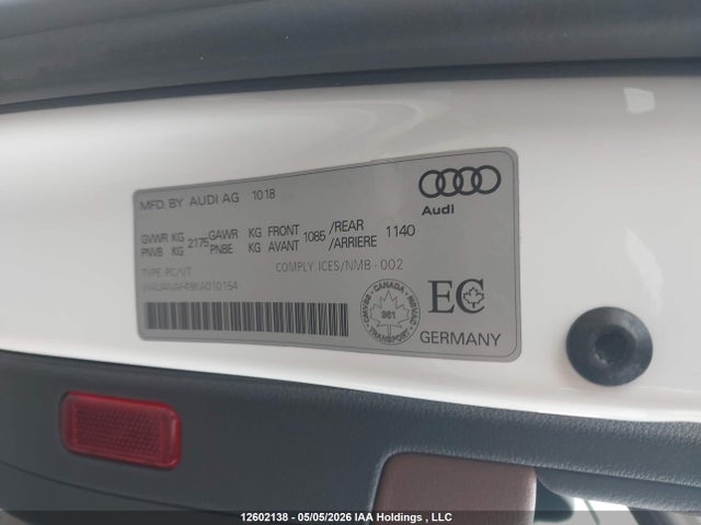 WAUANAF49KA010154 Audi A4