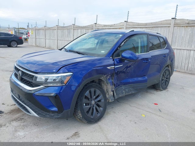 2024 Volkswagen Taos Se მანქანა იყიდება აუქციონზე, vin: 3VVSX7B20RM080097, აუქციონის ნომერი: 12602146
