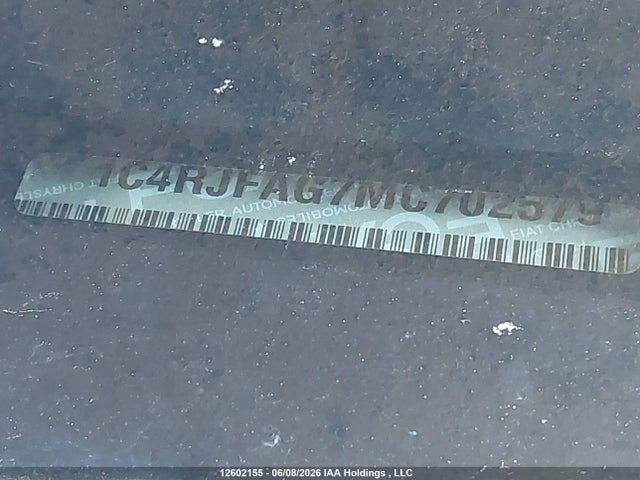 2021 Jeep Grand Cherokee Laredo მანქანა იყიდება აუქციონზე, vin: 1C4RJFAG7MC702579, აუქციონის ნომერი: 12602155
