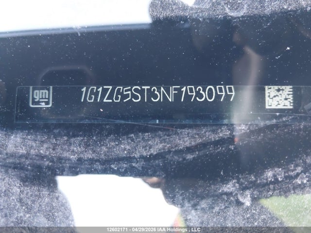 1G1ZG5ST3NF193099 Chevrolet MALIBU RS
